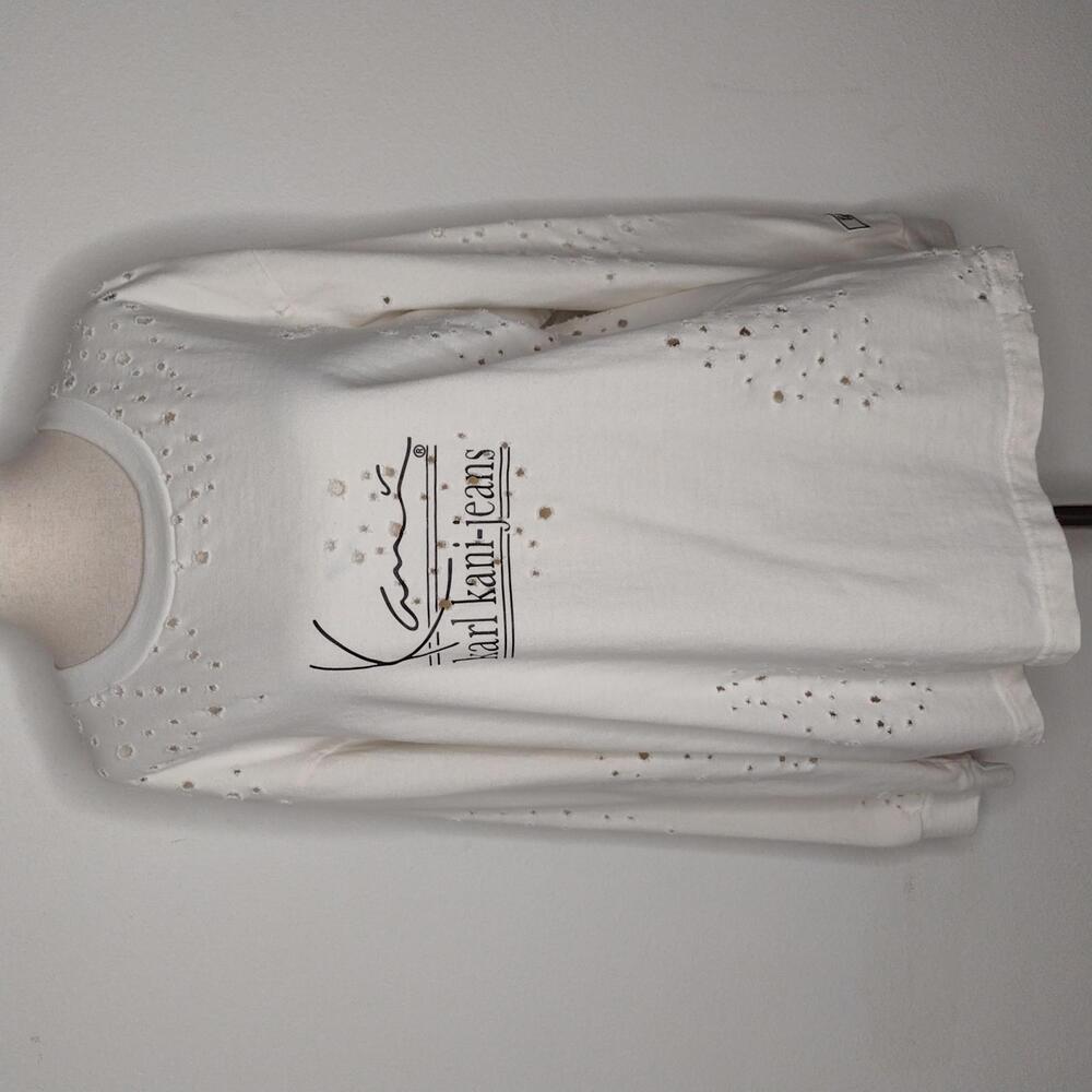 NWT Karl Kani Women's White Sweatshirt Size Small